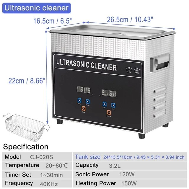 2L 3L 6L 10L 15L 22L 30L Ultrasonic Cleaner Lave-Dishes Portable Washing Machine Diswasher Ultrasound Home Appliances