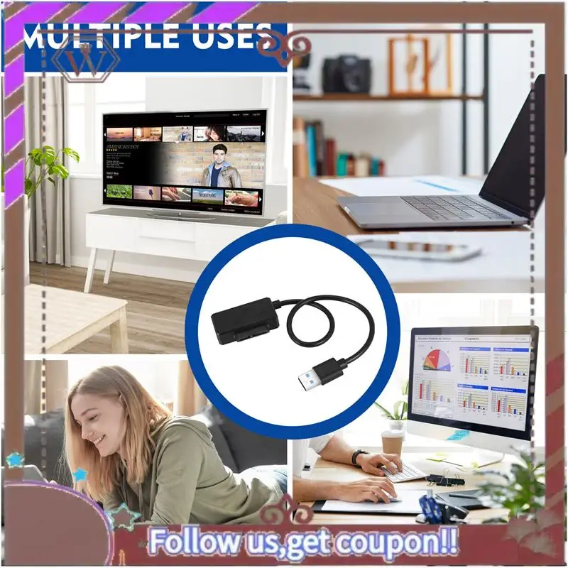 ABBG-USB 2.0 To Mini Sata II 7+6 13Pin Adapter Converter Cable For Laptop CD/DVD ROM Slimline Drive
