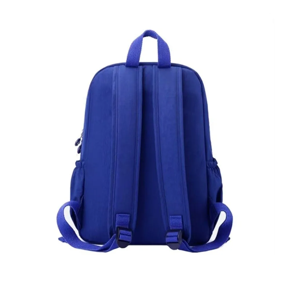 Casual Nylon Women's Backpack Solid Color Anti-Splash Travel Daypack Adjustable Strap Large-Capacity Student Schoolbag for Women