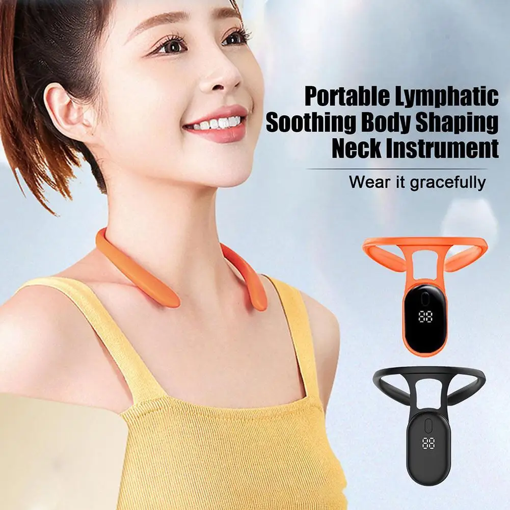 Customizable Ultrasonic Portable Lymphatic Soothing Instrument Tool Body Shaping Neck Instrument Portable Massager