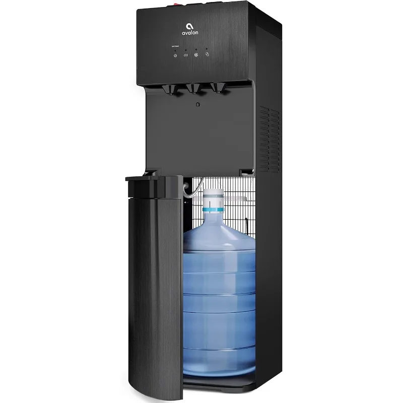 

Avalon A3BLK Self Cleaning Bottom Loading Water Cooler Dispenser, 3 Temperature-UL/Energy Star Approved-Black Stainless Steel