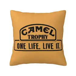 Camel Trophy One Life Live It Pillow Case Living Room Decoration Kawaii Cushions for Sofa Square Pillowcase