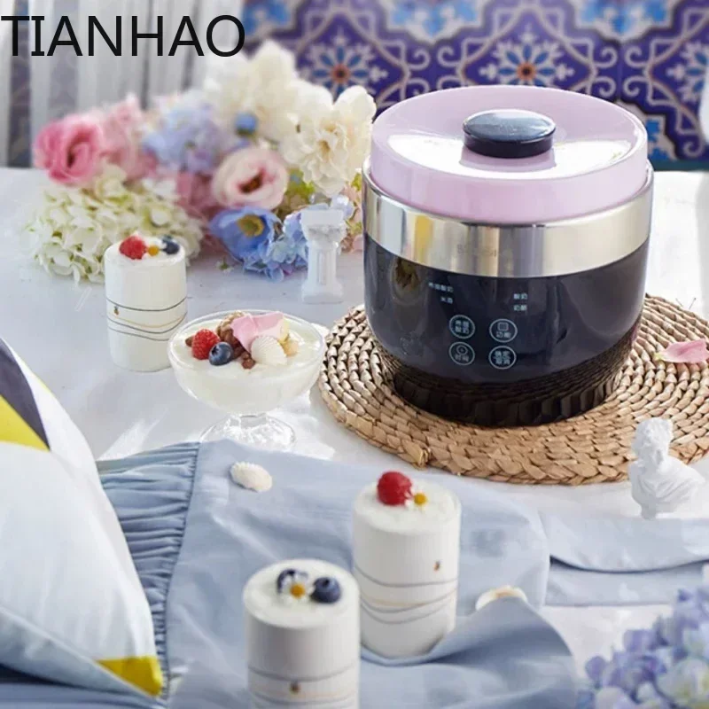 Greece Yogurt Machine Intelligent Automatic Ceramic Cup-Dividing Multi-Functional Small Fermented Rice Wine Yogurt Machine