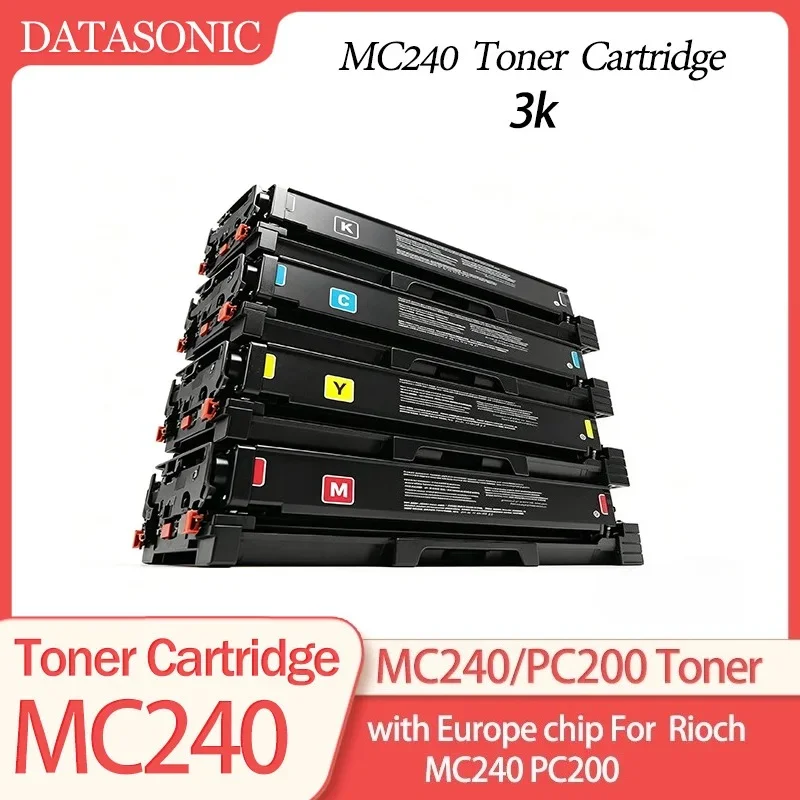 

With Europe Chip For Ricoh MC240 PC200 Toner For Ricoh MC240FW PC200W M C240FW P C200W Color Printer Compatible Toner Cartridge