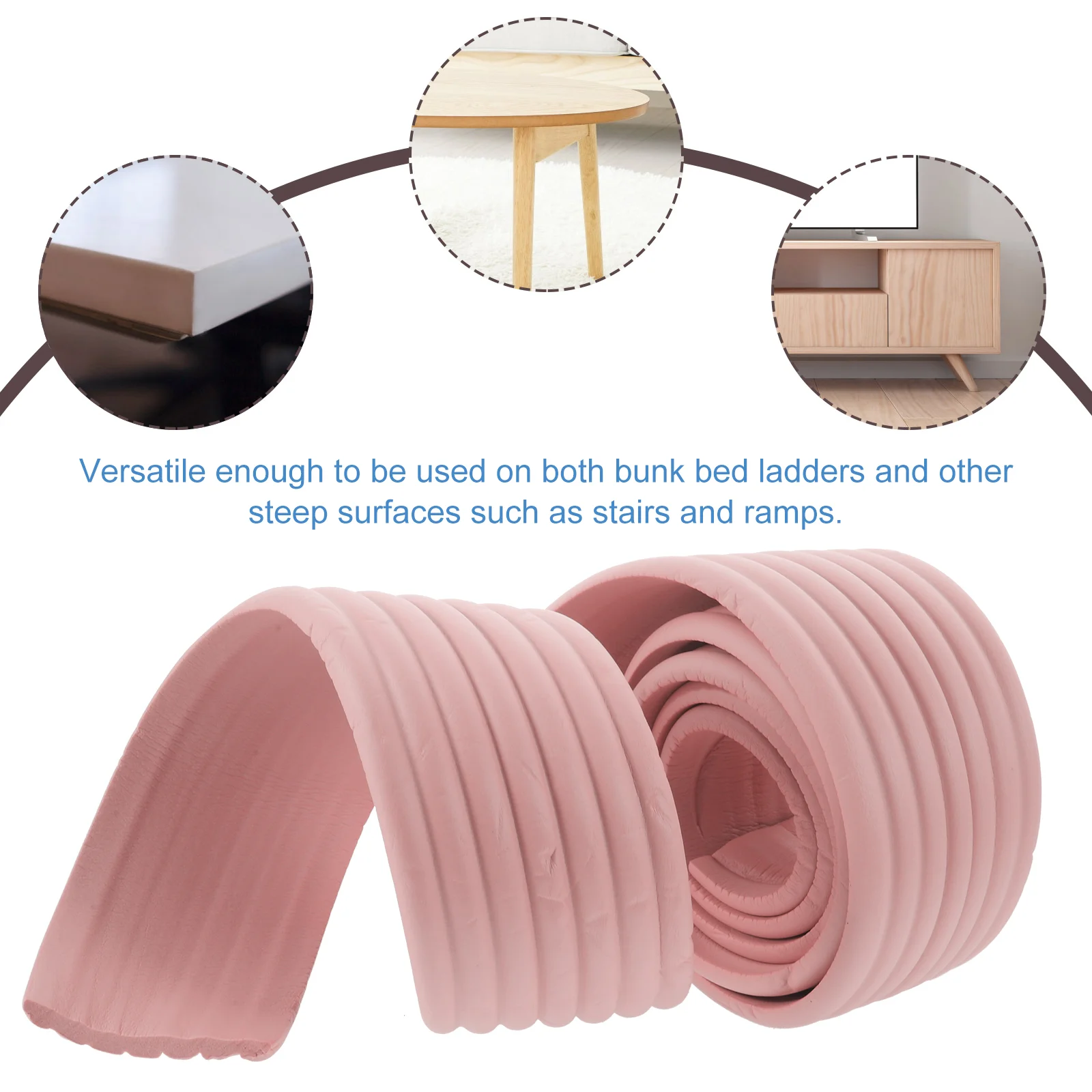 1 Roll Professional Bunk Bed Ladder Cover Self Adhesive Stair Tread Covers for Increased Safety and Durability