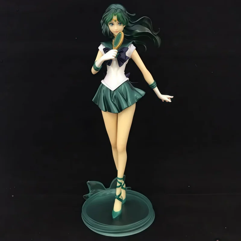 Sailor Moon Action Figure Kaiou Michiru Mizuno Ami Tenoh Haruka Anime Figures PVC Model Toys Desktop Decoration Collect Gifts