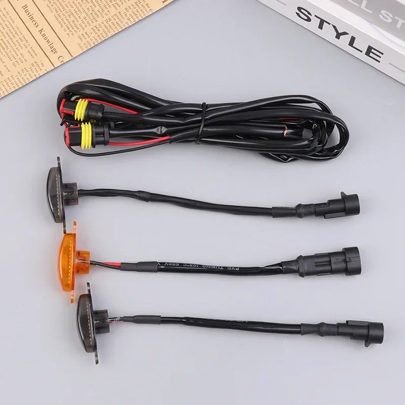 

Универсальный автомобильный передний светодиодный дневной ходовой свет, решетка, светодиодный белый/желтый свет, лампа орлиного глаза для внедорожного пикапа, багажника, седана