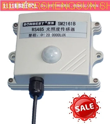 RS485 SD2161B range of wide range light intensity sensor 200000 range MODBUS protocol