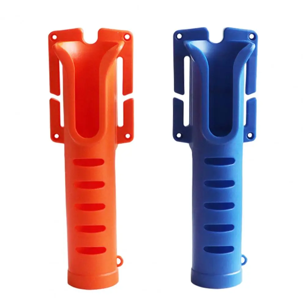 Simple Installation Fishing Pole Holder Back Serrated Design Storing Wear-resistant Sea Rod Barrel Fishing Rod Holder