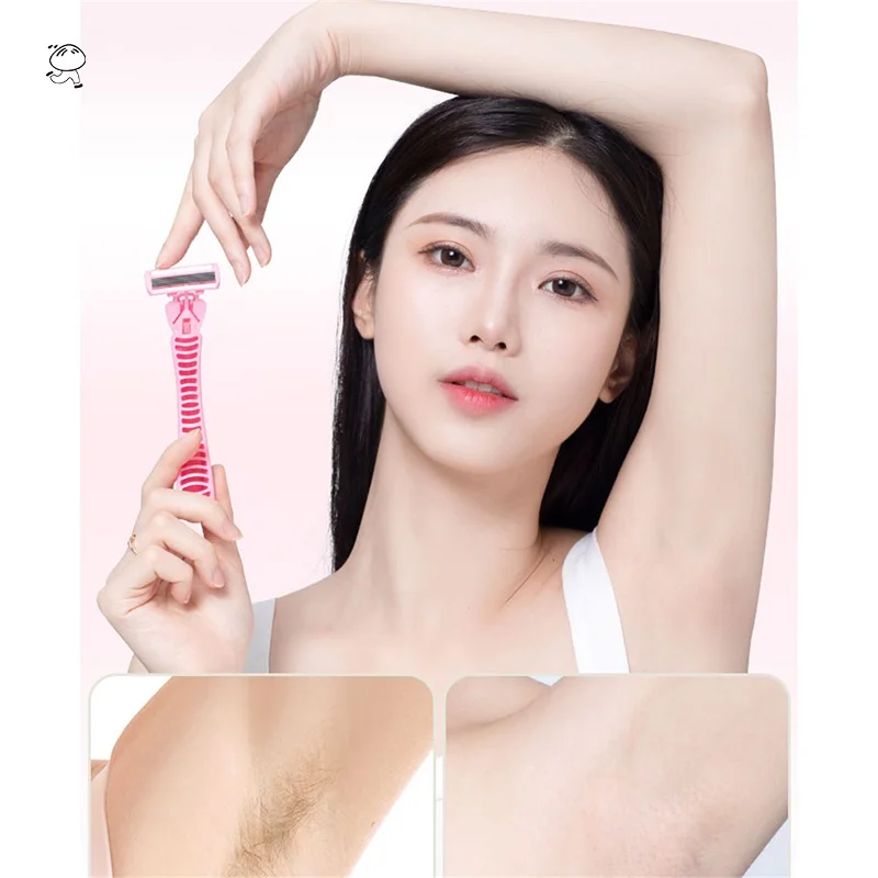 

6 Layers Manual Shaving Knife Shaving Knife Leg Hair Armpit Hair Private Parts Epilator Safe and Painless Shaver