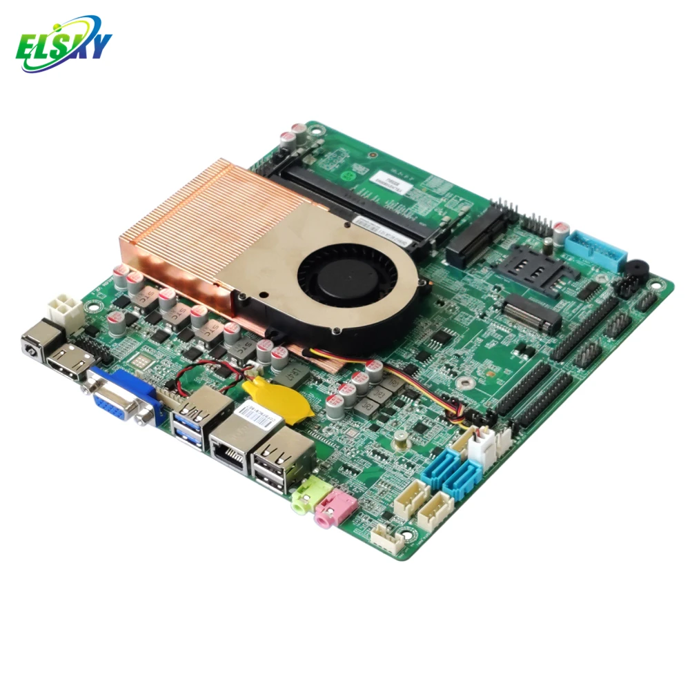 2026 ELSKY Portable Silver Mini Computer with Serial Port Customized Network Interface RS232/422/485