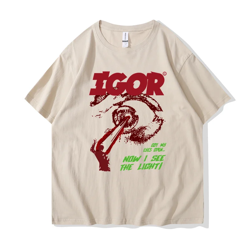 Wang Igor Tyler The Creator Rapper Hip Hop Music Shirt Cotton Men T Shirt Casual Short Sleeve Tee Unisex Swag Tshirt Graphic Top