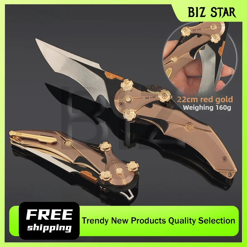 22 سنتيمتر/8.66in دلتا العمل الطرفية شفرة الرحمة كاتانا التدريب في الهواء الطلق سكين لعبة نماذج الأسلحة المعدنية المشاجرة السيف لعبة الهدايا #1