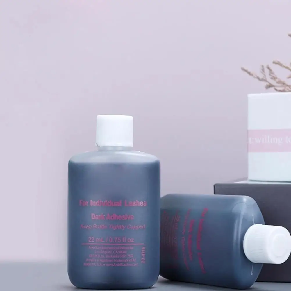 Pegamento para pestañas injertadas, secado rápido, fórmula fuerte, extensión adhesiva Mak, herramientas naturales S0l1, pestañas suaves, 22ML