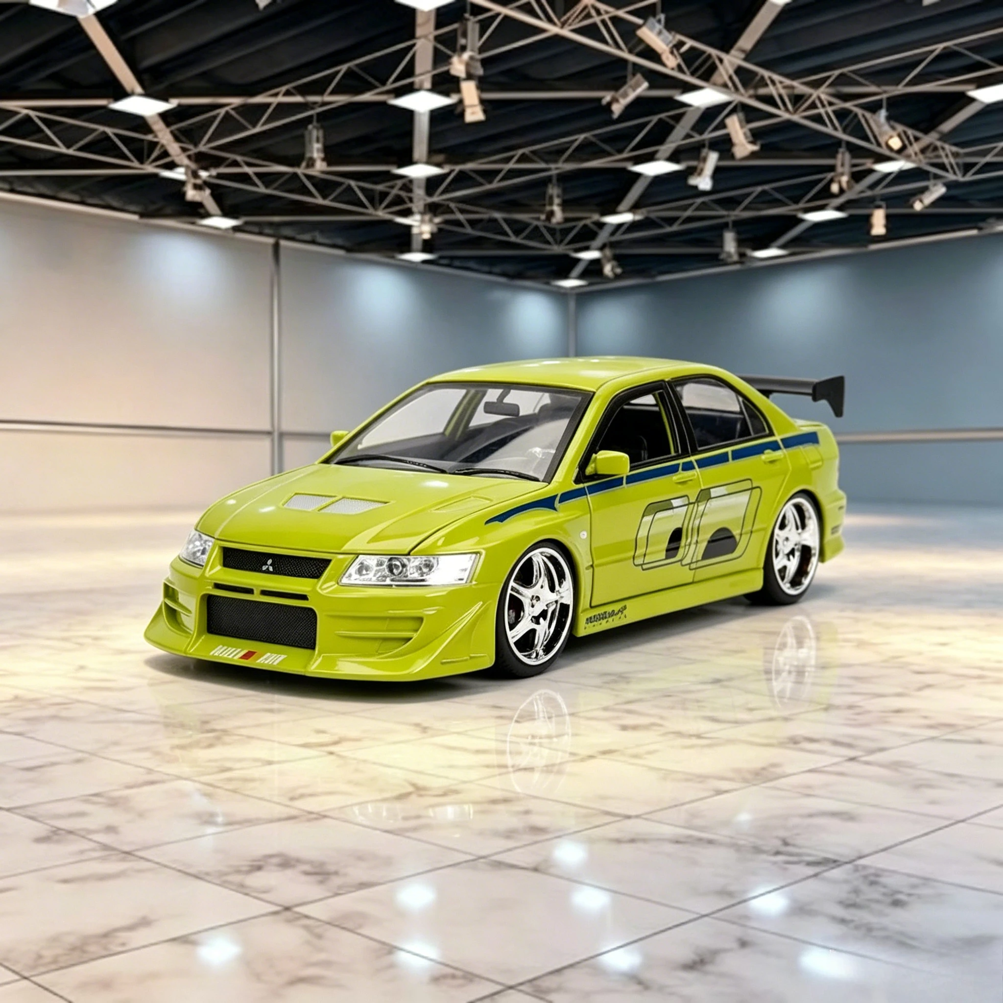 

Jada Fast & Furious 1:24 Lancer Evolution VII EVO High Simulation Alloy static model car collection ornament gift