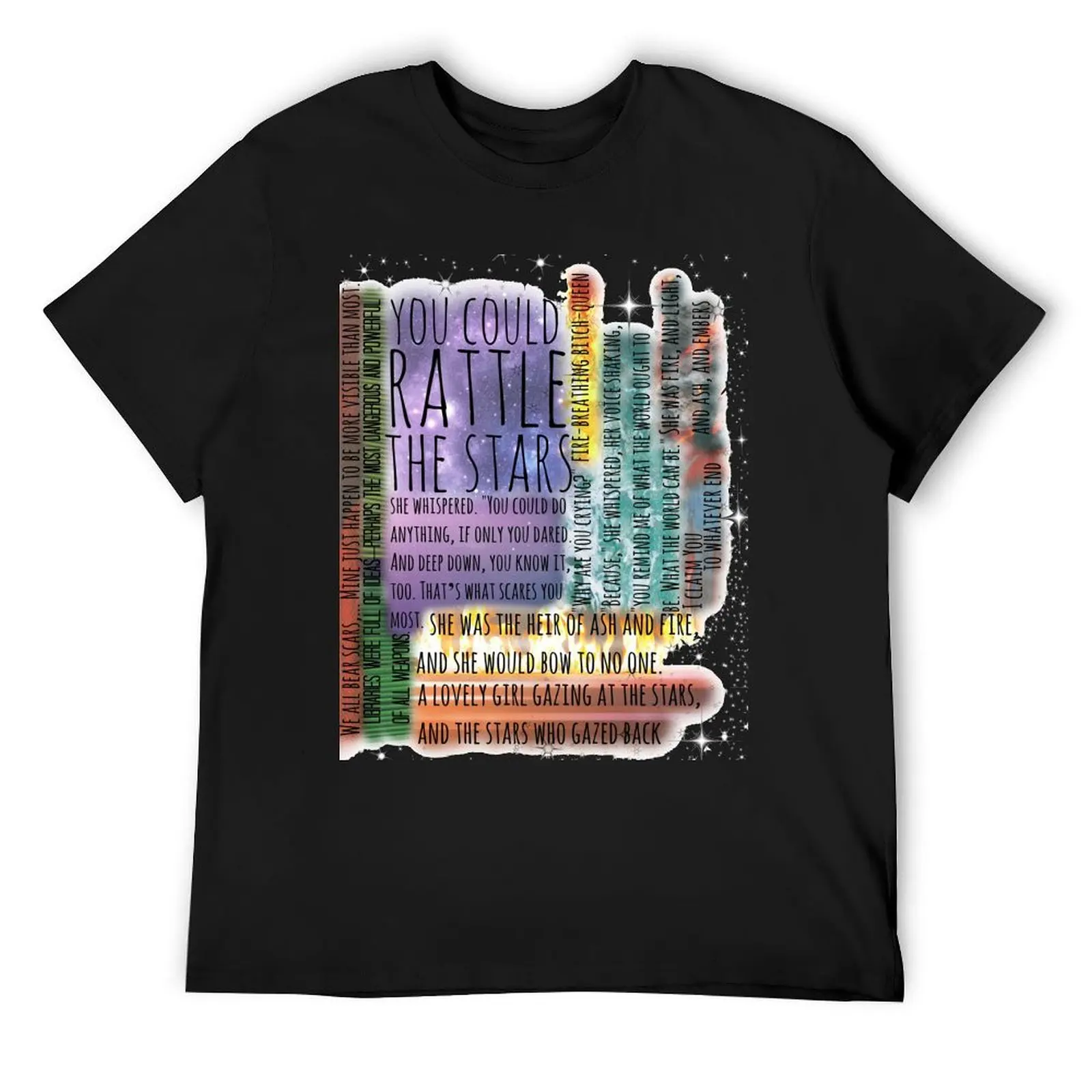 

THRONE OF GLASS QUOTES T-Shirt Short sleeve tee rapper graphic tees new gifts and t-shirts vintage funny t shirts men