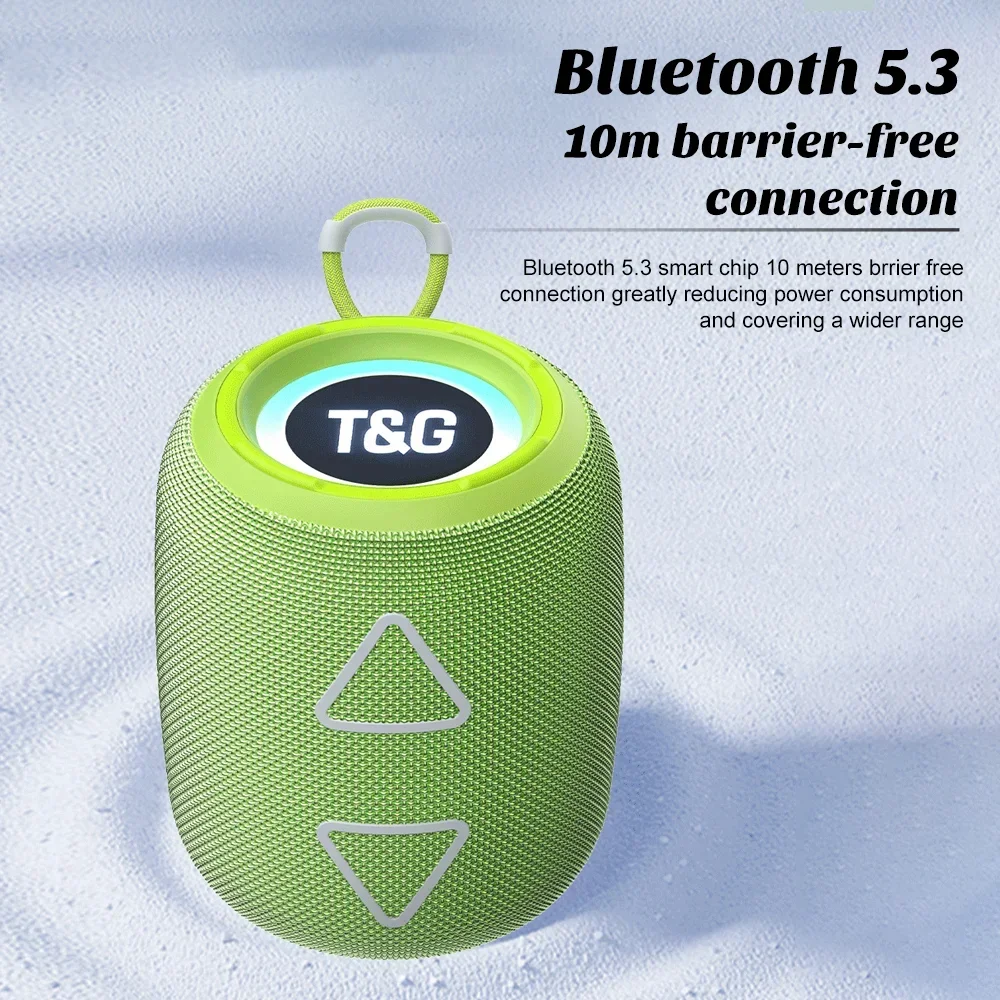 TG655 Portable Bluetooth Speaker Wireless Mini Bass Subwoofer Column Boombox FM TF BT Music Player For Smart Phone PC Laptop TV