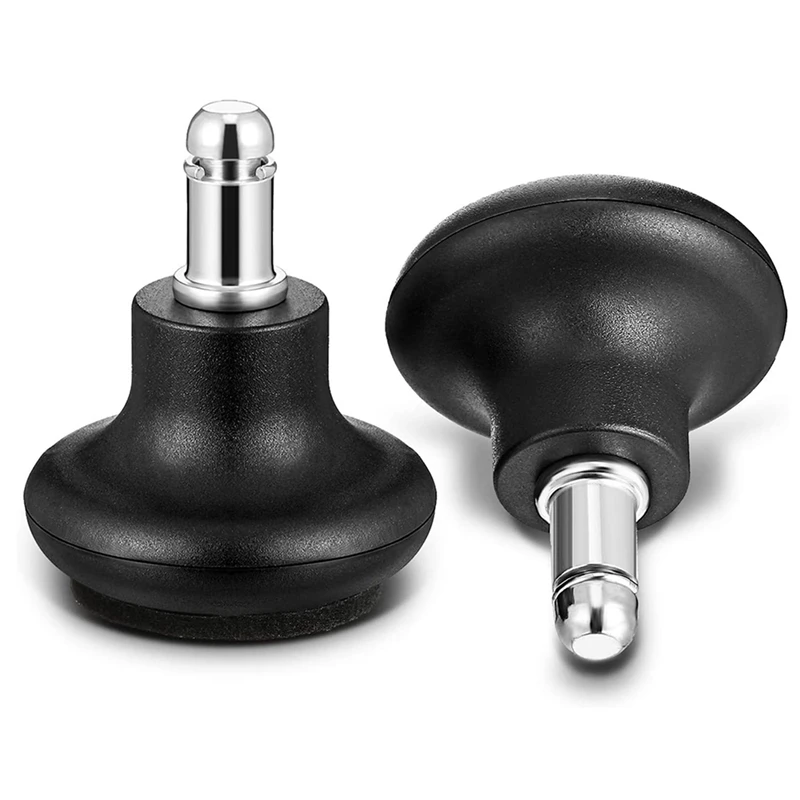 15 Pack Bell Glides For Office Chair Without Wheels, Replacement Rolling Chair Swivel Wheels Fixed Stationary Castors