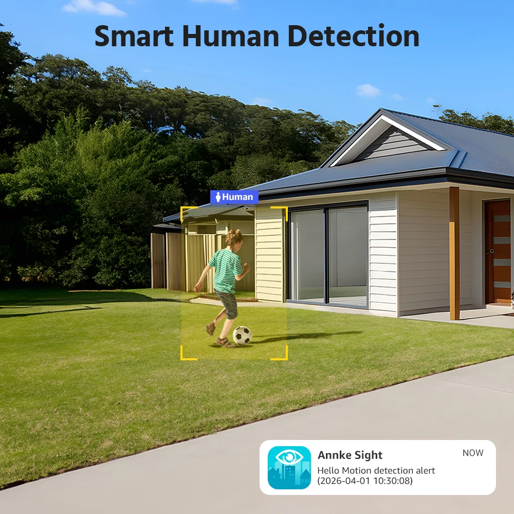 WiFi 6 dual-band security camera
