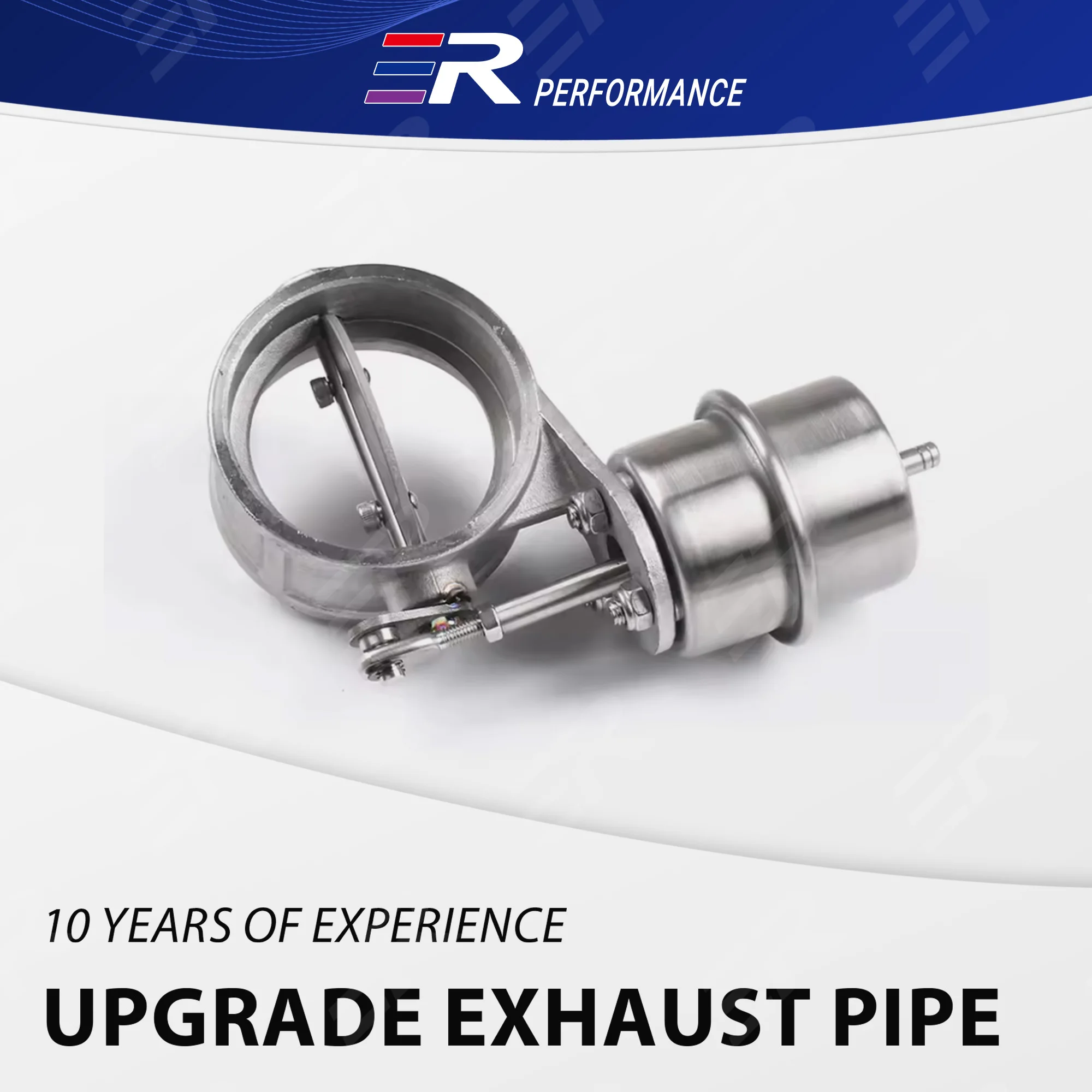 1 Piece Universal Exhaust Control Valve Cutout Set OPEN or CLOSE Vacuum Actuator 2'' 2.5'' 3'' Stainless Steel pipe