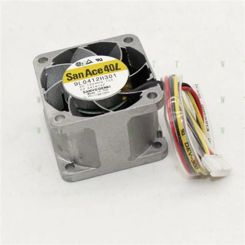 

H 1 PCS FOR SANYO Fan 9L0412H301 DC 12V 0.15A 4CM 4028 3-wire Cooling fan