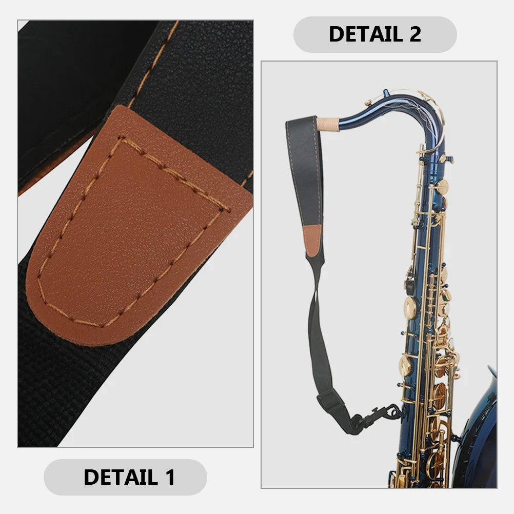 

2 Pcs Shoulder Strap Saxophone Child Adjustable Neck Straps Accessories