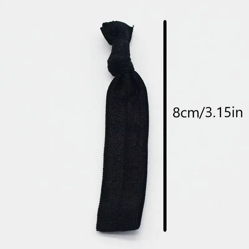 5 قطعة/العالمي بلون معقود الشعر حبل غطاء الرأس عالية مرونة الشعر حبل شريط مطاطي الرجال والنساء إكسسوارات الشعر #3