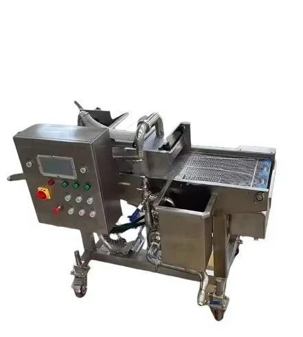 Small Commercial Automatic Sausage Breader Electric Fish Fillet Bread Crumbs Chicken Nugget  Meat Breading Machine Engine
