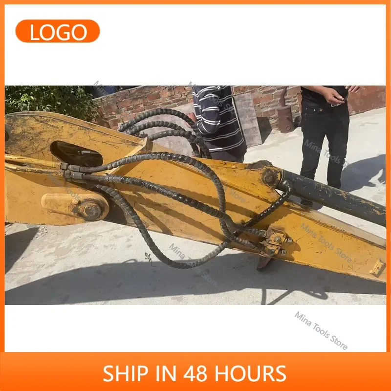 65/75 wheeled excavator, large, medium and forearm high pressure two-layer YouTube head, wooden YouTube plus