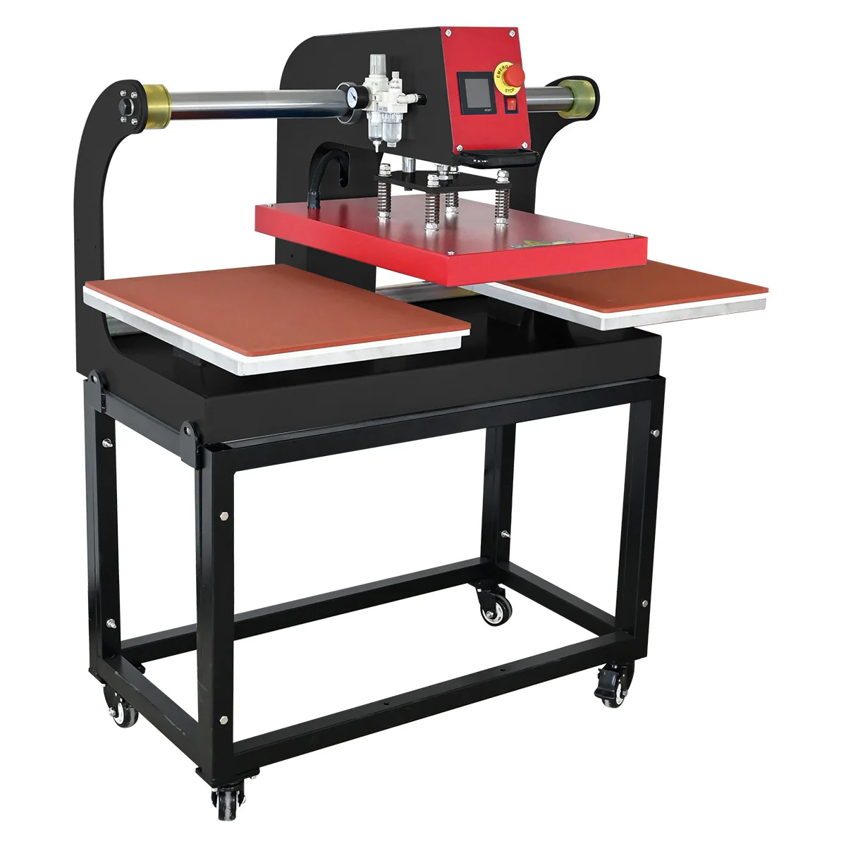 

For 16x24inches Cm Double Heat Press Station Pneumatic Machine Slied-up 60x80cm Heat Transfer Machine For T-shirts/sublimation