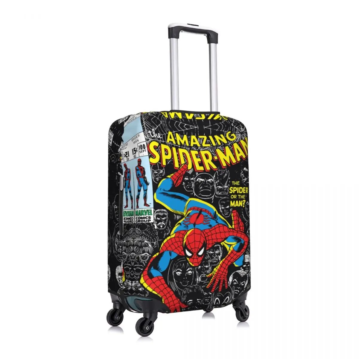 The Amazing Spider-Man Travel Luggage Cover Spiderman Suitcase Protector Fits 18-32 Inch Luggage