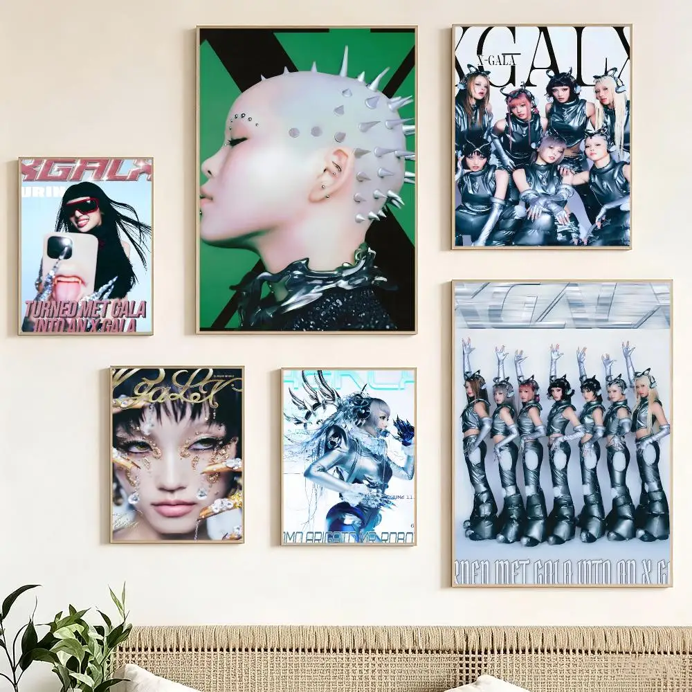 Hip Hop Pop X-XG Poster Pegatina artistica HD autoadhesiva impermeable para salon dormitorio