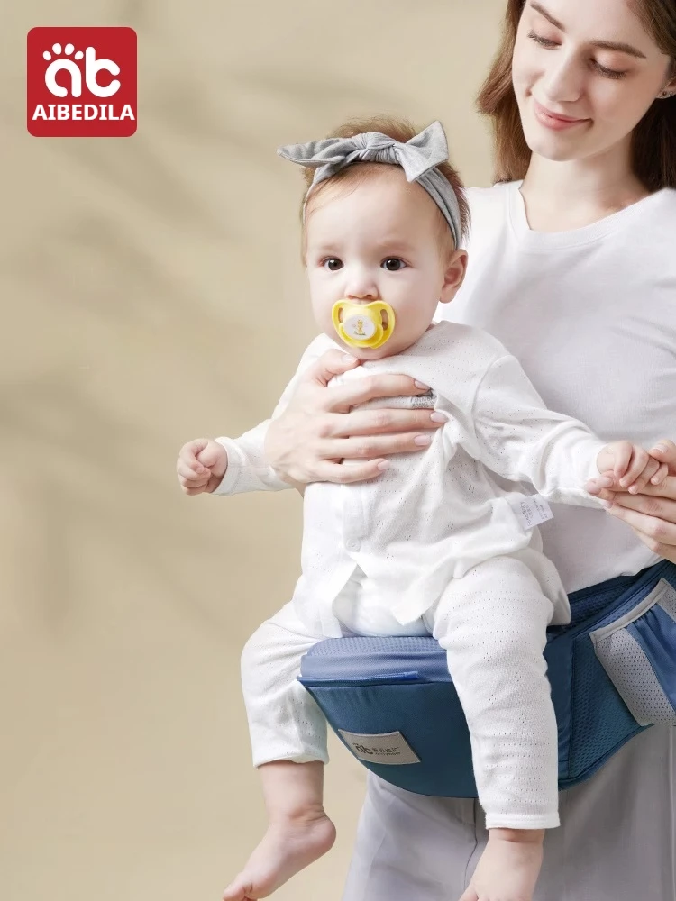 AIBEDILA Kid Carrier Breathable Hip Seat Ergonomic Baby Waist Stool Carrier Infant Hip Seat Toddler Waist Seat Stool 0-2Y