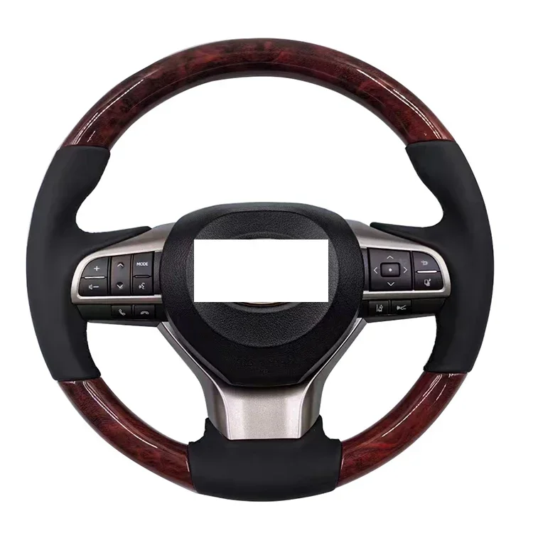 

LUXESOEM is suitable for Toyota Lexus 570 car steering wheel, Peach Wood car steering system automatic steering wheel