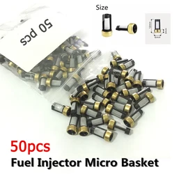 50pcs 6*3*12mm Fuel Injector Micro Basket Filter Fuel Injector Micro Basket Filter For ASNU03C Injector Repair Kits