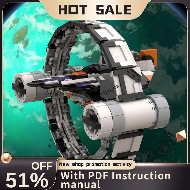 

New 938Pcs Famous Star Battle Movie Moc 7B Starfighter Docking Ring Diy Creative Ideas Child Toys Birthday Gifts Custom Puzzles