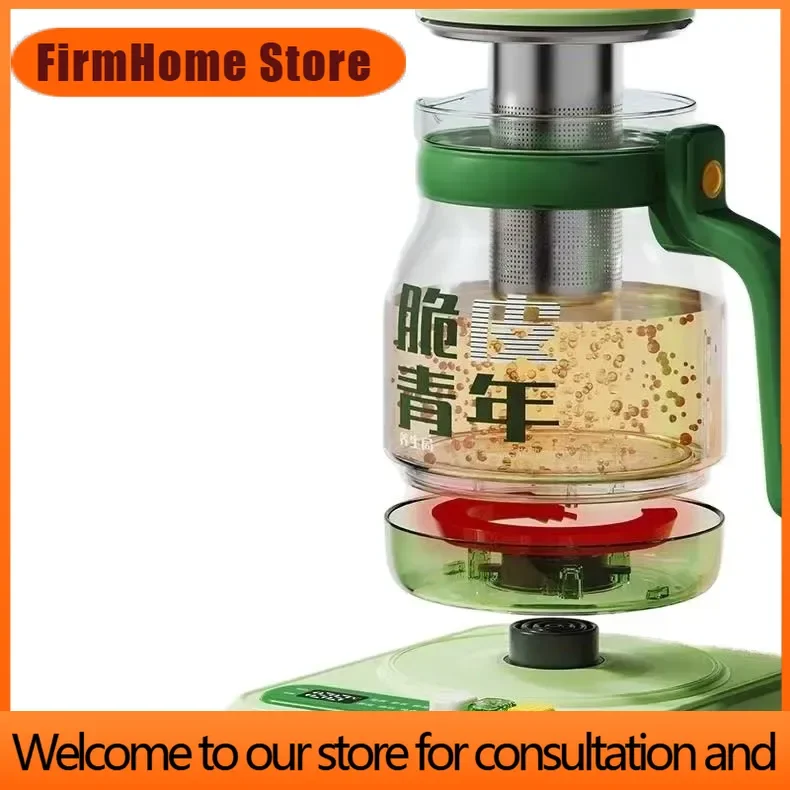 FirmHome StoreBubble Health Pot, Household Energy Glass Stew Integrated, New Office Small Boiling Water Teapot