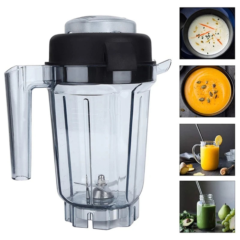 Blender Container Mixer Container Cup  Blender Container with Blade Lid Plastic Material for Vitamix 32OZ Blender