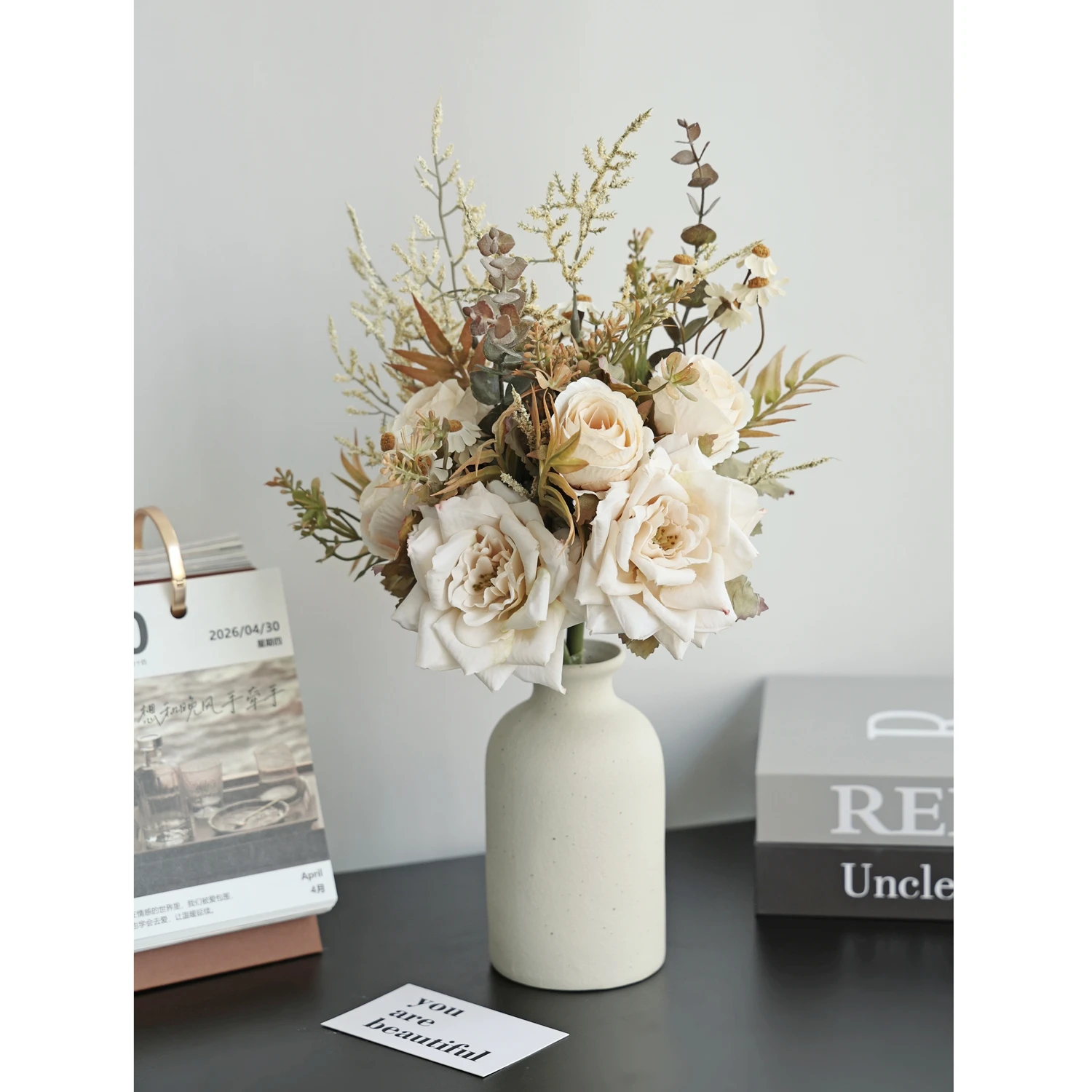 Seidenrosen Künstliche Blumen Hochzeit Heim Tisch Herbstdekoration Brautstrauß Bastelzubehör Kranz Wanddekoration Garten DIY Geschenke – Detail 6