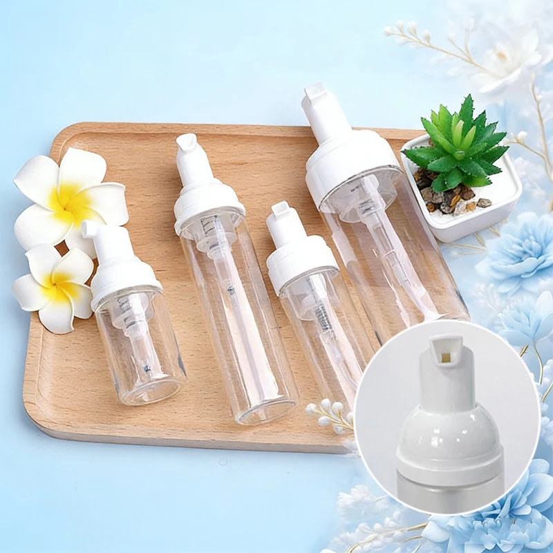 

Пустые пластиковые флаконы с пенным дозатором объемом 30-100 мл для очищающего средства для лица, мыла, шампуня, многоразовые контейнеры для косметики в дорогу