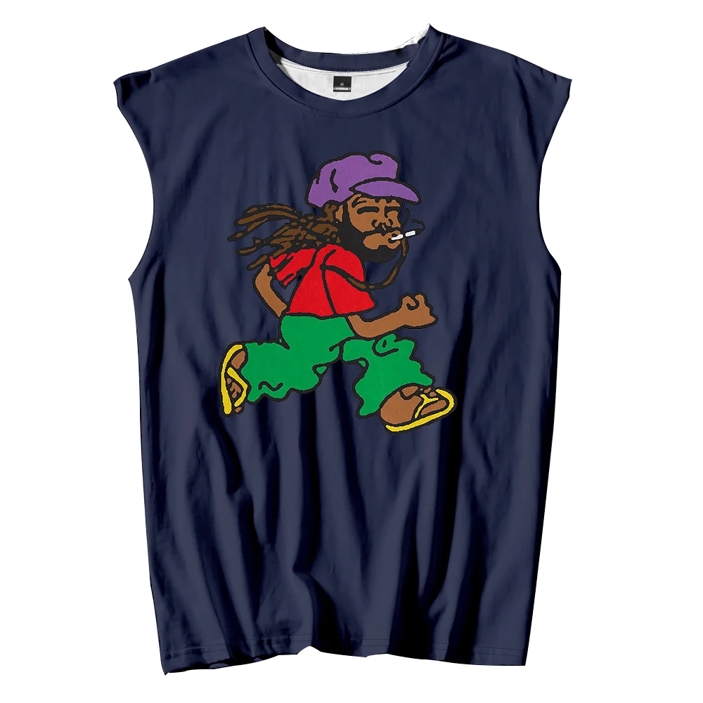 Aminé 13 شهرًا من Sunshine Merch تانك القمم مغني الراب Amine Tour de Dance 2025 سترة دون أكمام للنساء والرجال ملابس الشارع الخارجية