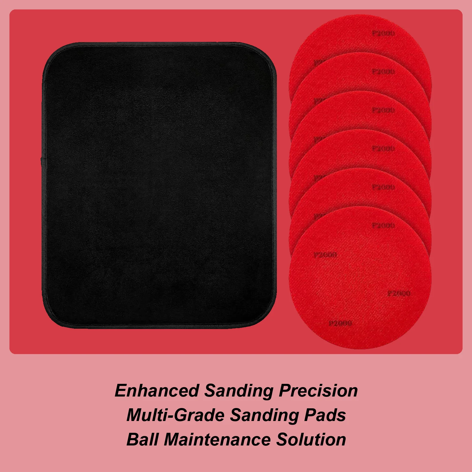 

Набор для полировки шаров для боулинга, 7 шт., шлифовальные подушечки для боулинга, комплект аксессуаров для полировки шариков, инструмент для очистки наждачной бумаги