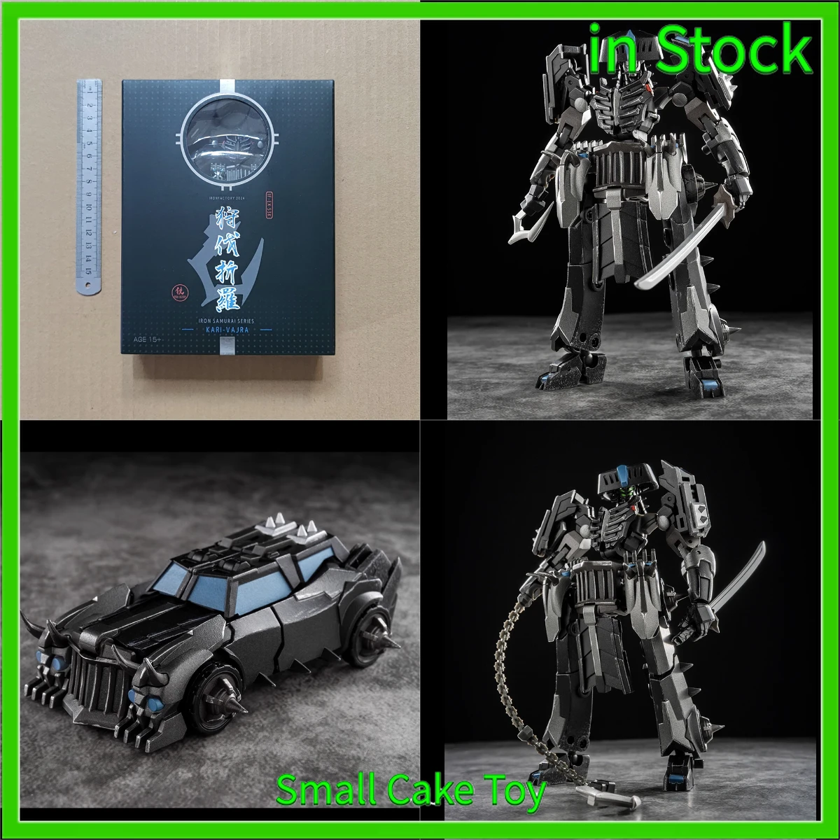 【Em estoque】 Novos brinquedos transformadores Fábrica de ferro SE EX-53K EX53K Kari Vajra Lockdown Action Figure brinquedo Coletar presentes