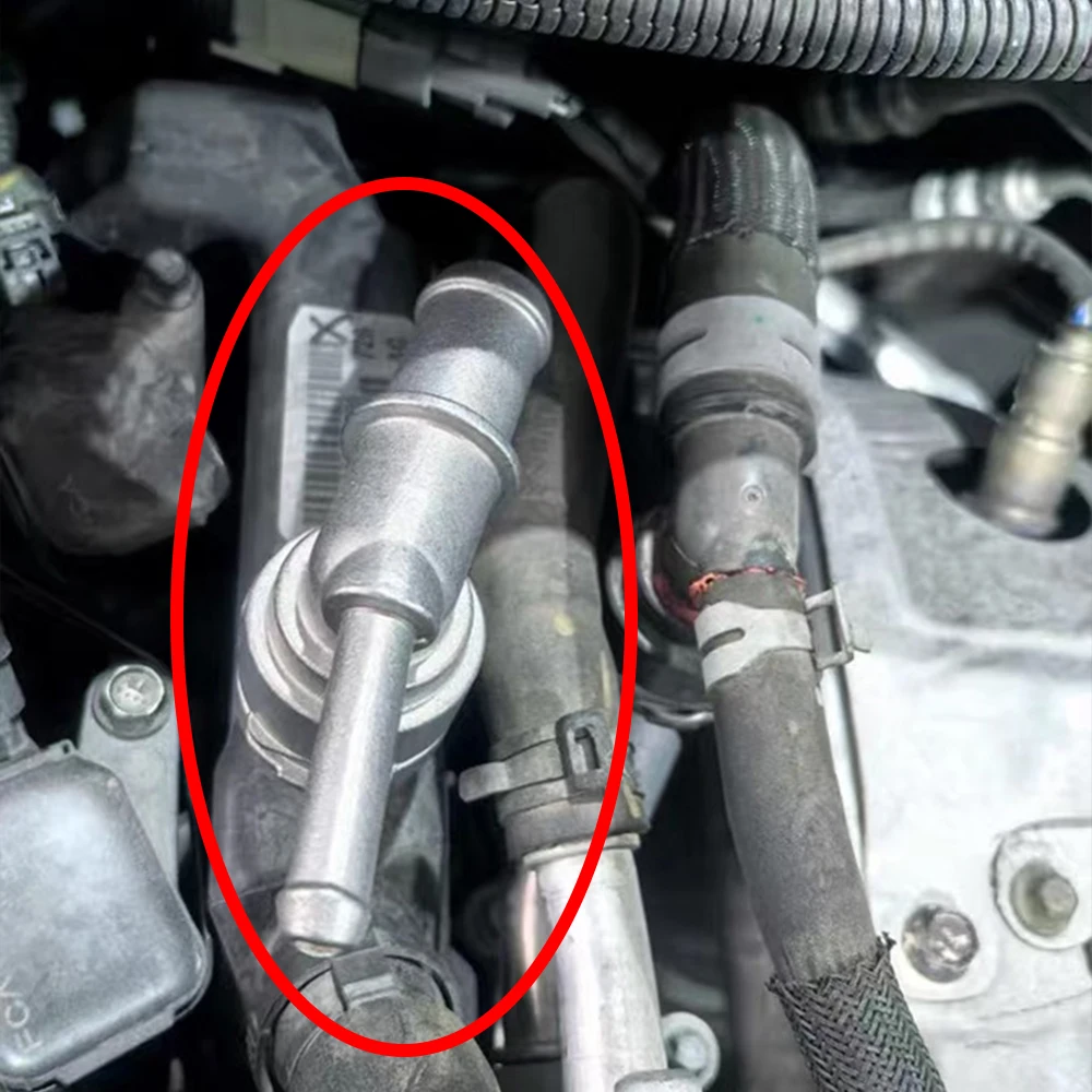Lantsun JL1331 Coolant Tee Connector Stainless Steel for Jeep for Wrangler JL2018+ 1-Pair