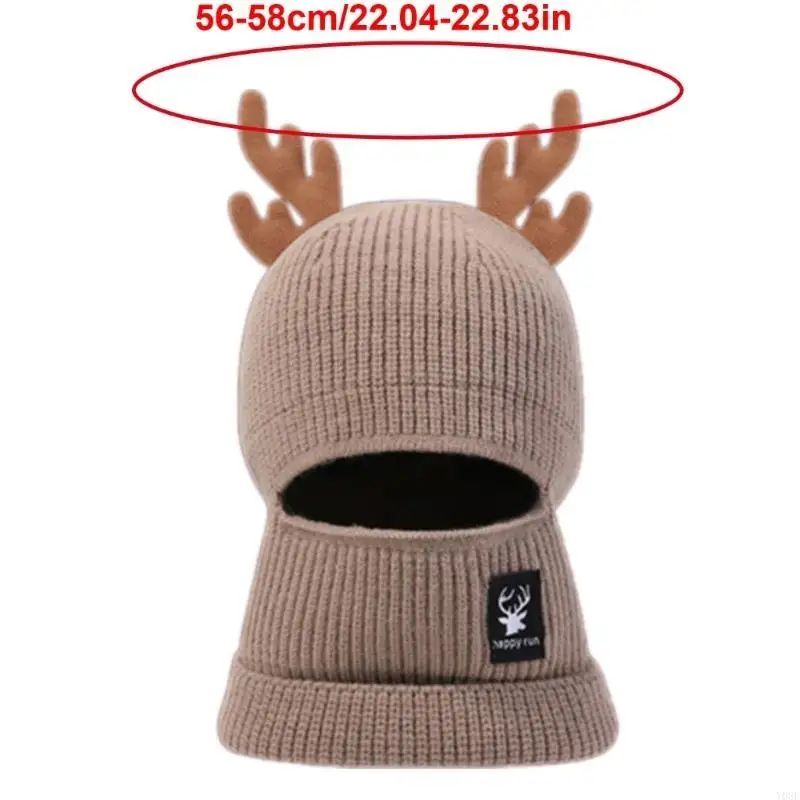 عيد الميلاد متماسكة قبعة الهيب هوب قبعات الجمجمة تسليط الضوء على السترة العصرية قبعات الجمجمة الدافئة محبوك قبعة نادي الحفلات #6