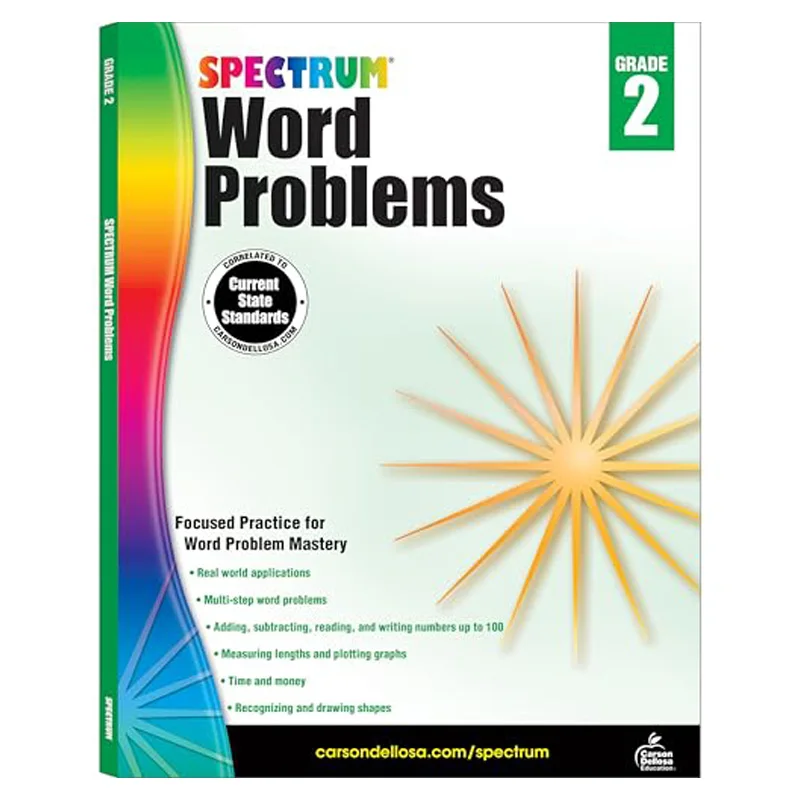 Spectrum Word Problems Grade 2 Carson Dellosa Education Carson Dellosa Education 9781483804392 Book