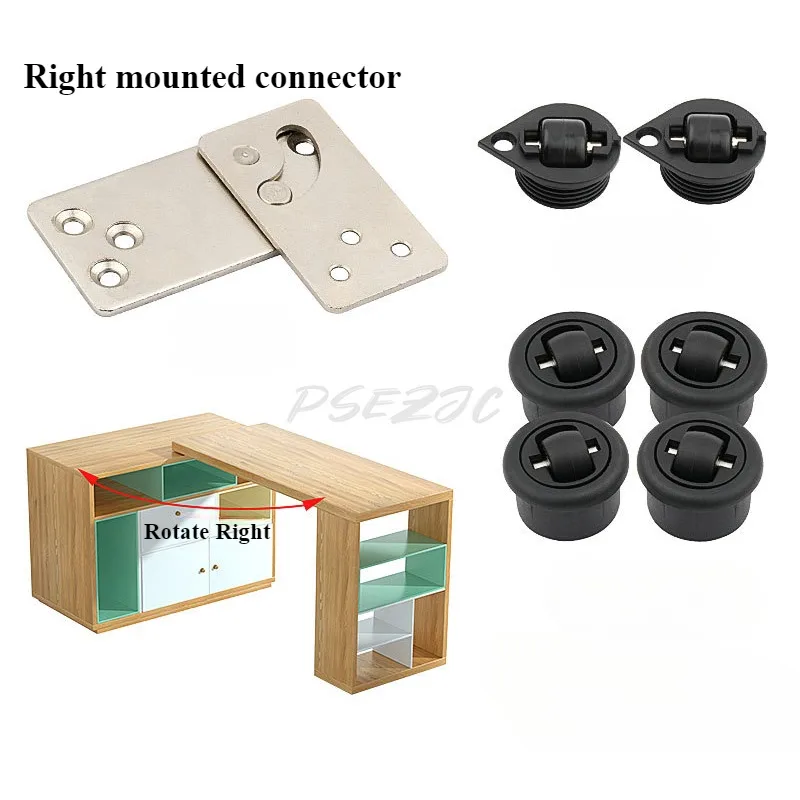 متعددة الوظائف منضدية 90 درجة موصل طاولة قابلة للطي المحمول الأجهزة مكتب للطي والدورية الملحقات