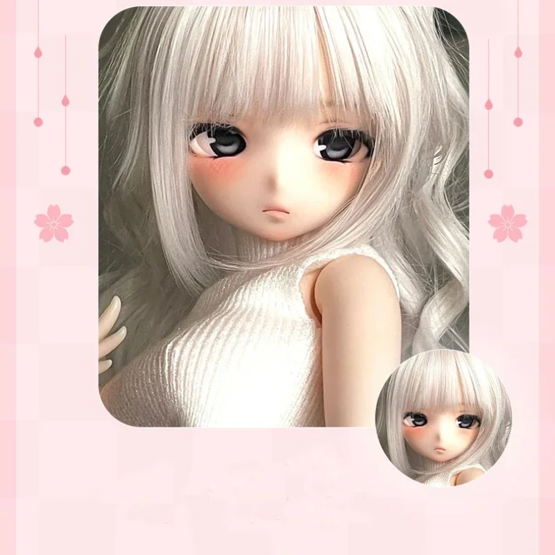 Original 1/4 Doll's Head MIKO Imomodoll Accessories Girls Diy Dress Up Toys Accessories