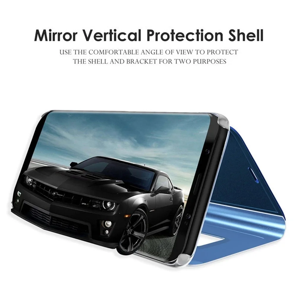 Luxury Mirror Flip Case For Poco F5 X5 X4 Pro 5G X3 NFC M3 M4 Pro M5 F4 X3 GT Stand Cover For Xiaomi Poco F3 X3 X5 F5 Pro Case