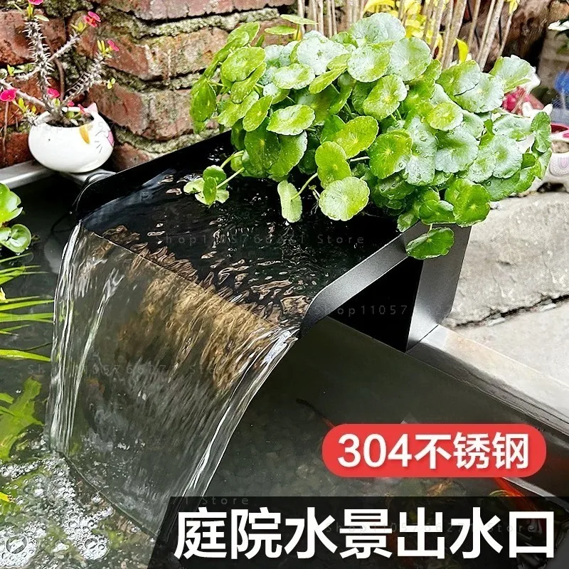 Water Feature Pool   Artificial Rockery, Flowing Water Fountain Pump  Waterfall Outlet   Water Circulation and Filtration System